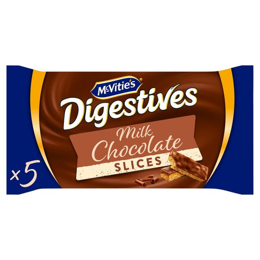 McVities Chocolate Digestive Slice Snack Size 5 per pack Botiga