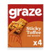 Graze Vegan Sticky Toffee Oat Boosts Snack Bars 4 per pack Botiga