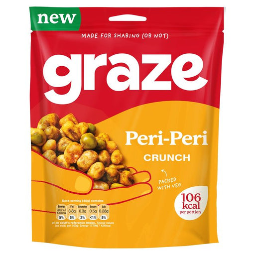 Graze Peri Peri Vegan Mixed Sharing Snacks 100g Botiga