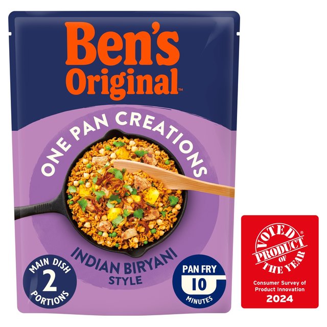 Ben's Original One Pan Indian Biryani Rice Meal 250g Botiga