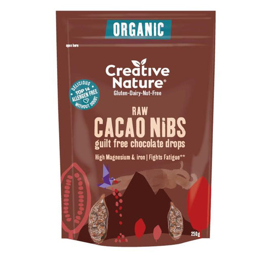 Creative Nature Organic Raw Cacao Nibs 250g Botiga