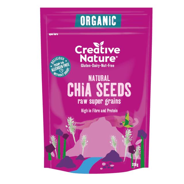 Creative Nature Organic Natural Chia Seeds 350g Botiga