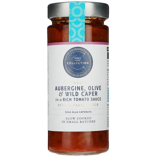 M&S Collection Aubergine Olive & Wild Caper Tomato Sauce 280g Botiga