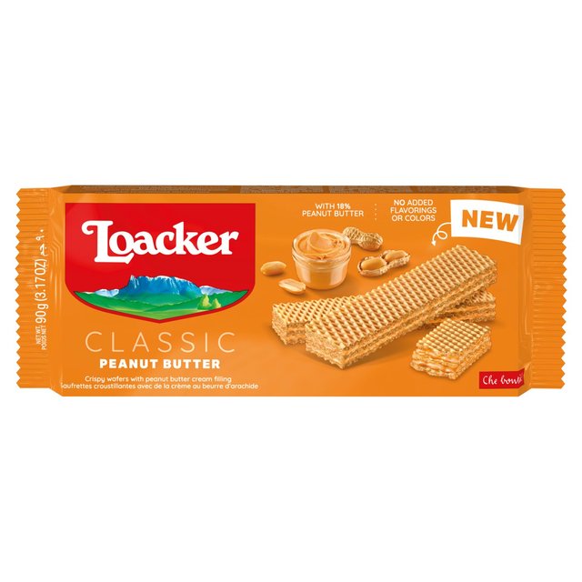 Loacker Classic Peanut Butter Wafer 90g Botiga