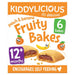 Kiddylicious Peach & Banana Fruity Bakes Baby Snacks Multi 6 x 22g Botiga