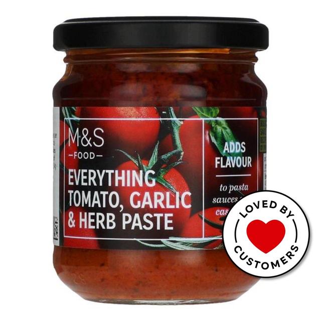 M&S Everything Tomato Garlic & Herb Paste 190g Botiga