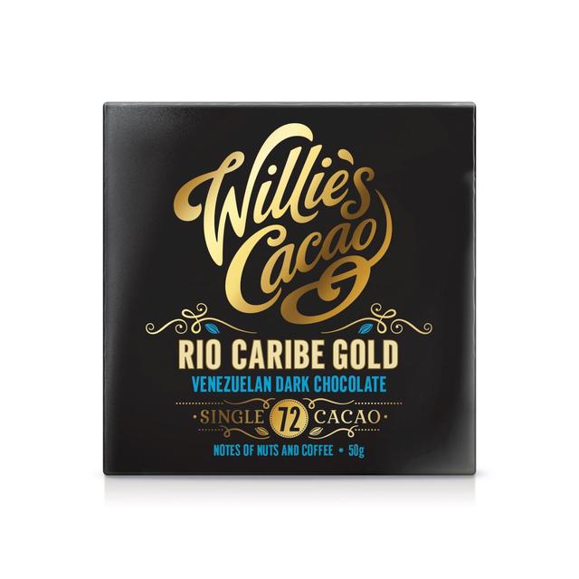 Willie's Cacao Venezuelan Gold, Rio Caribe 72, Coffee & Nut Notes 50g Botiga