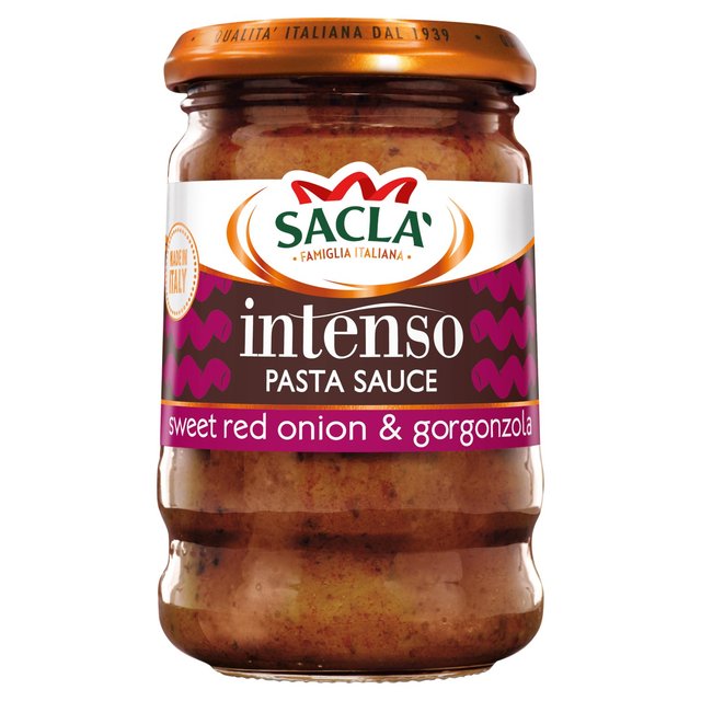 Sacla' Sweet Red Onion & Gorgonzola Intenso Stir-in 190g Botiga