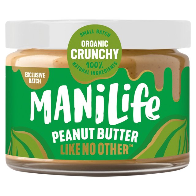 ManiLife Organic Crunchy Peanut Butter 275g Botiga