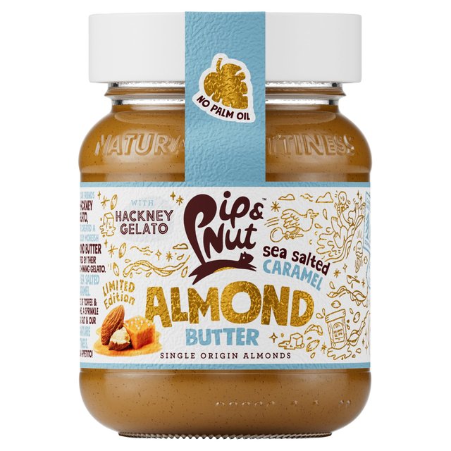 Pip & Nut Limited Edition Hackney Gelato Salted Caramel Almond Butter 170g Botiga