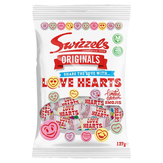 Swizzels Originals Love Hearts 127g Botiga