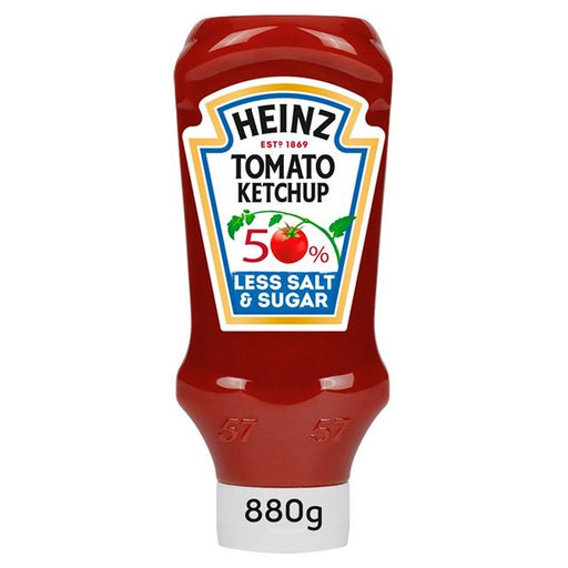 Heinz Tomato Ketchup 50% Less Sugar & Salt 880g Botiga