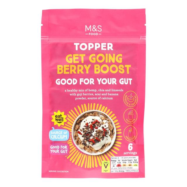 M&S Get Going Berry Boost Good for Your Gut Topper 90g Botiga