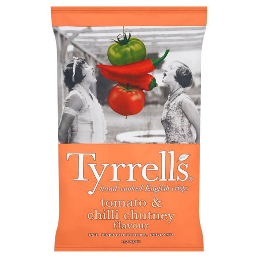 Tyrrells Tomato & Chilli Chutney Sharing Crisps 150g Botiga