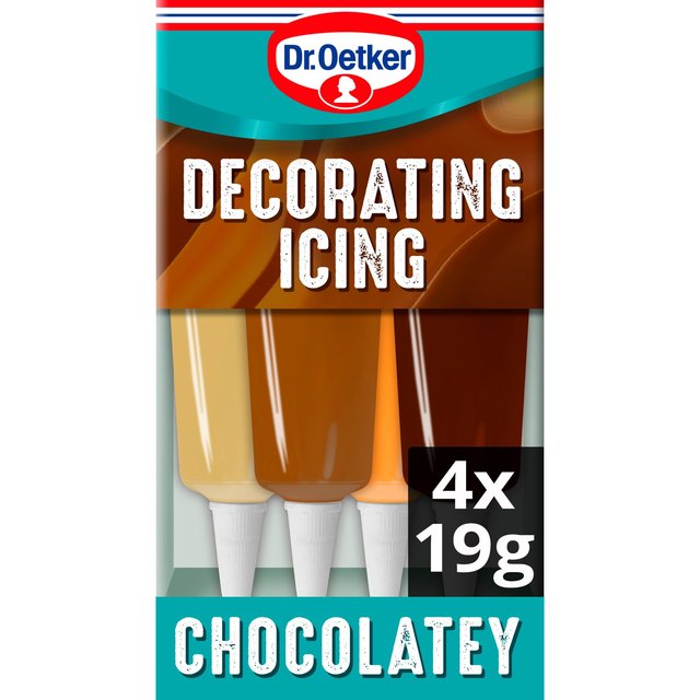 Dr. Oetker Chocolate Flavoured Decorating Writing Icing 76g Botiga