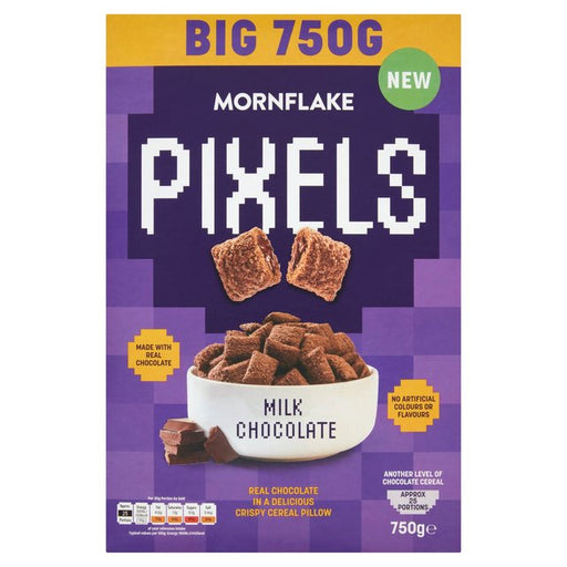 Mornflake Pixels Milk Chocolate 750g Botiga