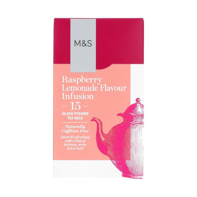 M&S Raspberry Lemonade Infusion Teabags 15 per pack Botiga