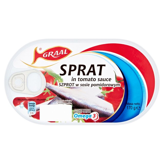 Graal Sprats Fish in Tomato Sauce 170g Botiga