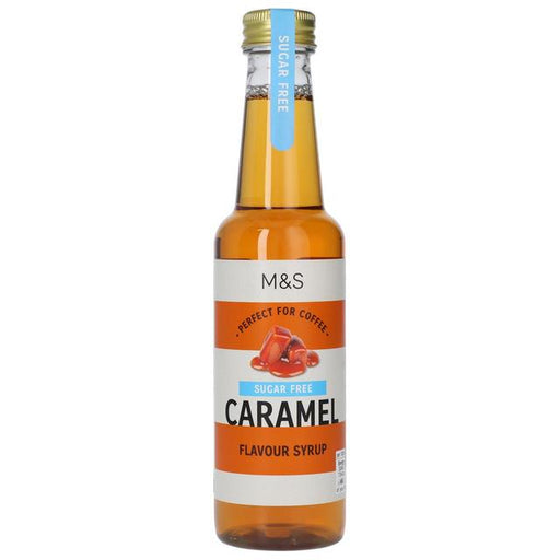 M&S Sugar Free Caramel Flavour Syrup 250ml Botiga