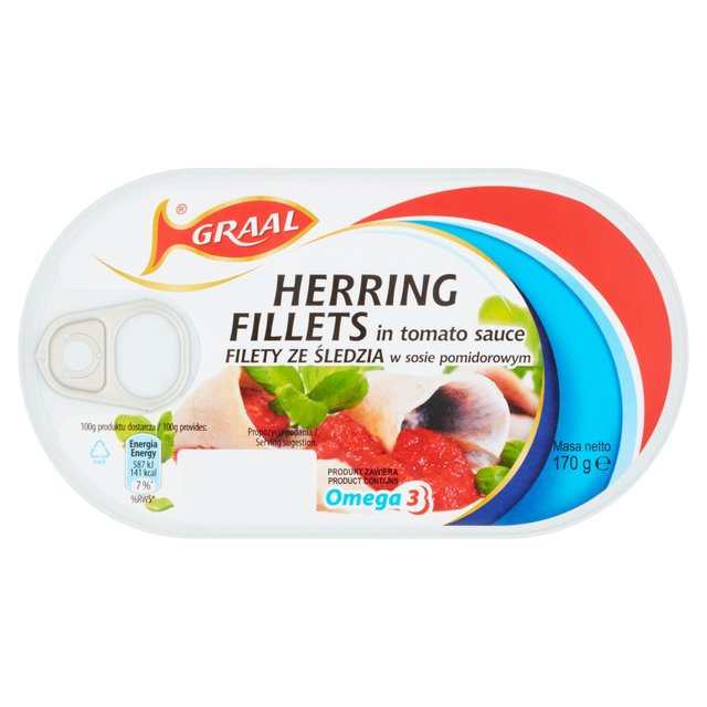 Graal Herring Fillets in Tomato Sauce 170g Botiga