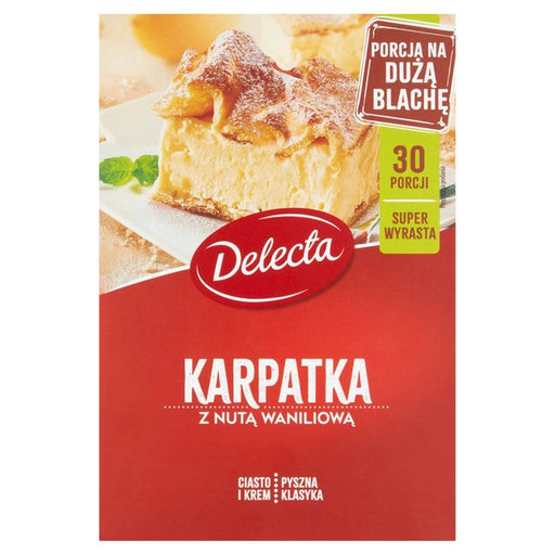 Delecta Karpatka Vanilla Flavoured Cake Mix 375g Botiga