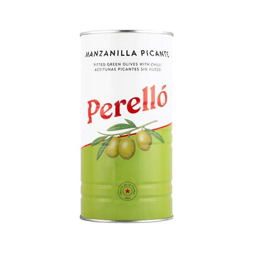 Brindisa Perello Manzanilla Pitted Olives Picante 600g 600g Botiga