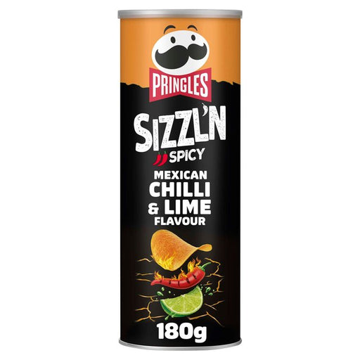 Pringles Sizzl'n Chilli & Lime Sharing Crisps 180g Botiga