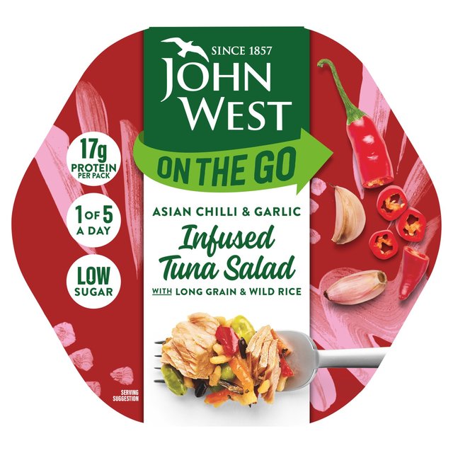 John West Infused Salad OTG Chilli & Garlic 220g 220g Botiga