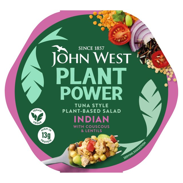 John West Plant Power Salad Indian 220g 220g Botiga