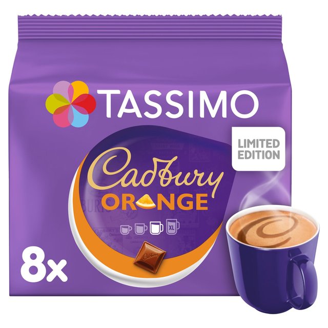 Tassimo Cadbury Orange Pods 8 per pack Botiga