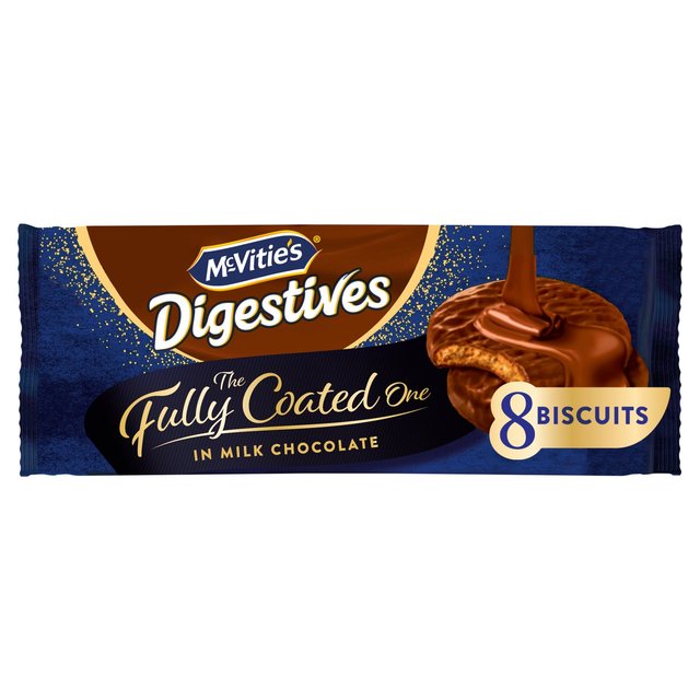 McVitie's Digestives Biscuits The Fully Coated One in Milk Chocolate 8 per pack Botiga