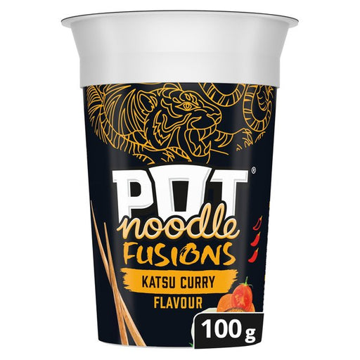 Pot Noodle Fusions Katsu Curry Instant Snack Noodle 100g Botiga