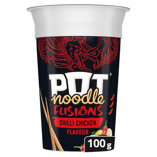 Pot Noodle Fusions Chilli Chicken Instant Snack Noodle 100g Botiga