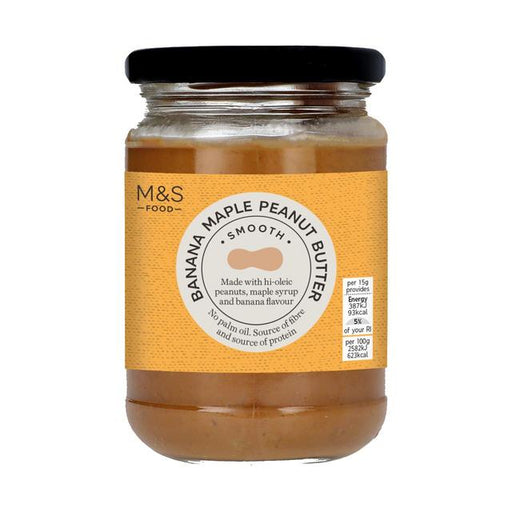 M&S Banana & Maple Peanut Butter 340g Botiga