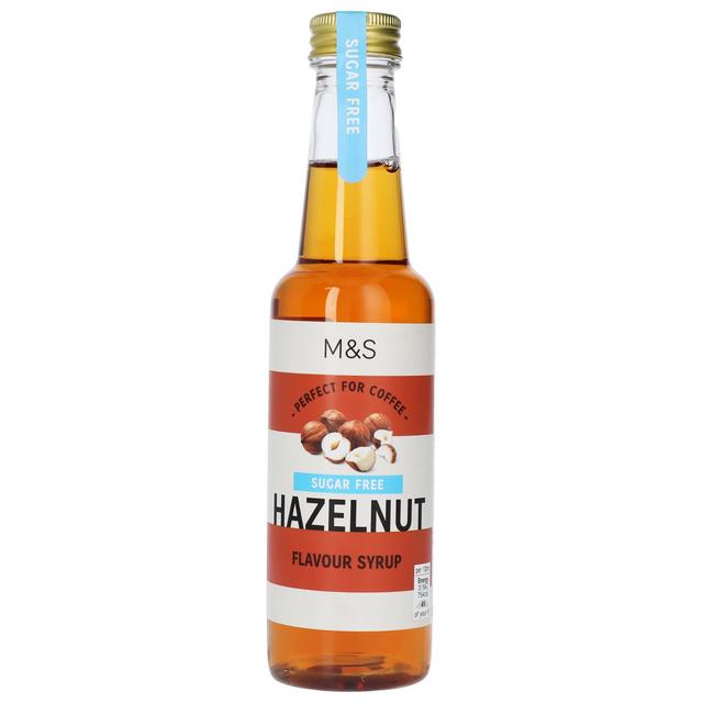 M&S Sugar Free Hazelnut Flavour Syrup 250ml Botiga