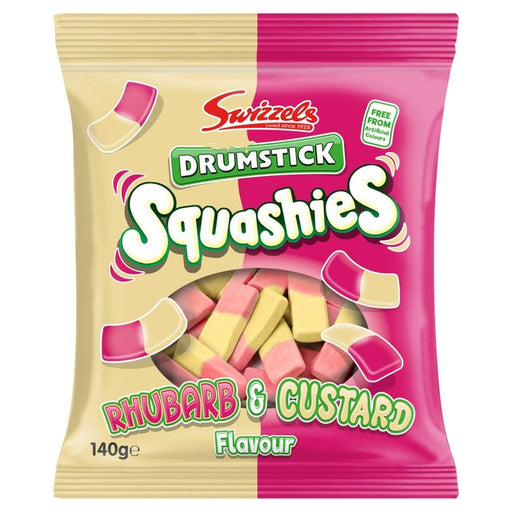 Swizzels Squashies Rhubarb & Custard 140g Botiga