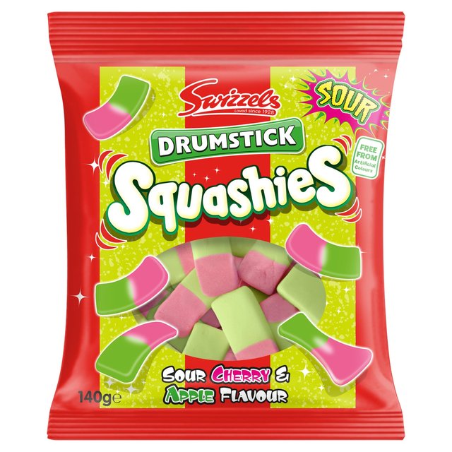 Swizzels Squashies Sour Cherry & Apple 140g Botiga