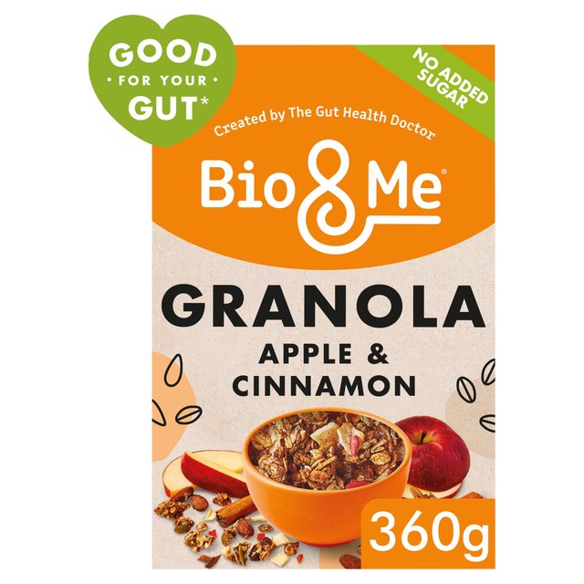 Bio&Me Apple & Cinnamon Prebiotic Granola 360g Botiga