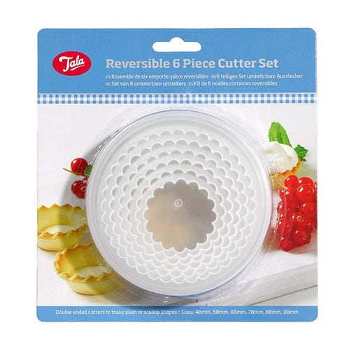 Tala 6 Reversible Round Crinkle Cutters 6 per pack Botiga