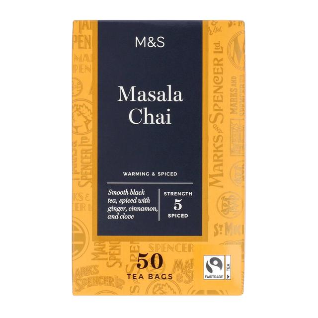 M&S Masala Chai Teabags 50 per pack Botiga