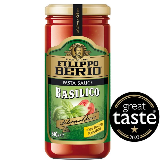 Filippo Berio Basil Pasta Sauce 340g Botiga