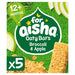 For Aisha Oaty Bars Broccoli & Apple 5 x 25g Botiga