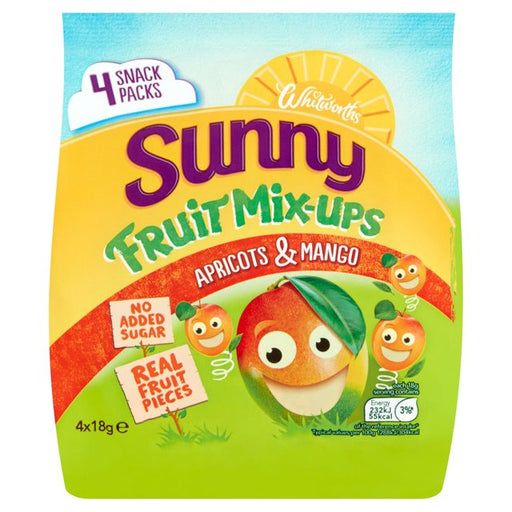 Whitworths Sunny Mix Ups Apricot and Mango 4 x 18g Botiga