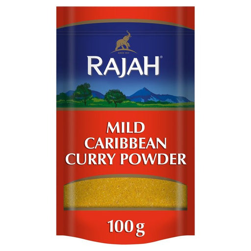 Rajah Spices Mild Caribbean Curry Powder 100g Botiga