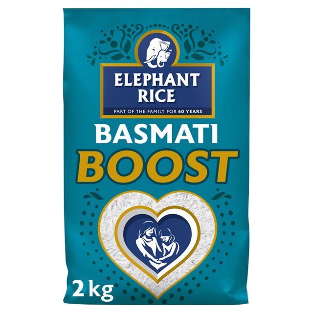 Elephant Basmati Boost Fortified Rice 2kg Botiga