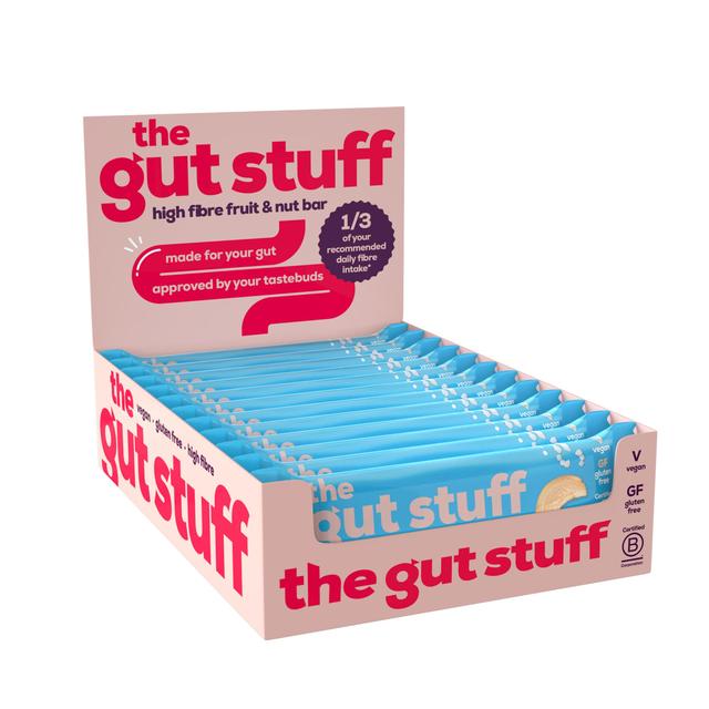 The Gut Stuff Sea Salt & Caramel High Fibre Fruit & Nut Box of Bars 12 x 35g Botiga