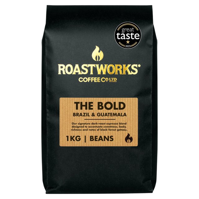 Roastworks The Bold Whole Bean Coffee 1kg 1kg Botiga