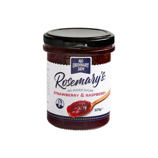 Rosemary's No-Added Sugar Strawberry & Raspberry Spread 227g Botiga