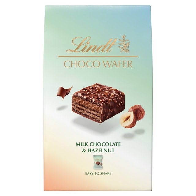 Lindt CHOCO WAFER Milk Chocolate & Hazelnut Sharing Box 135g Botiga