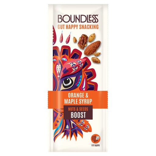 Boundless, Orange & Maple Syrup, Nuts & Seeds Boost 25g Botiga